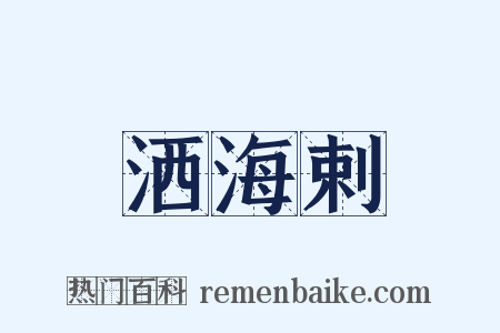 洒海剌是什么意思的图片